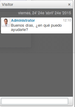 Chat en su web de Odoo 11.0 (OpenErp)