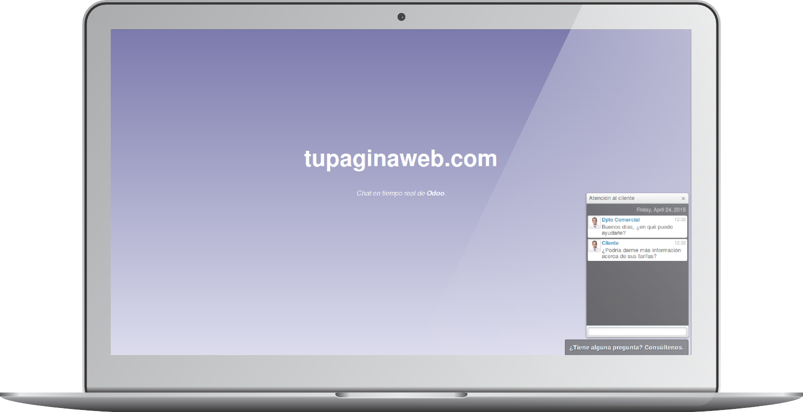 Chat en su web. Odoo 11.0 (OpenErp) Chat en su web. Odoo 11.0 (OpenErp)