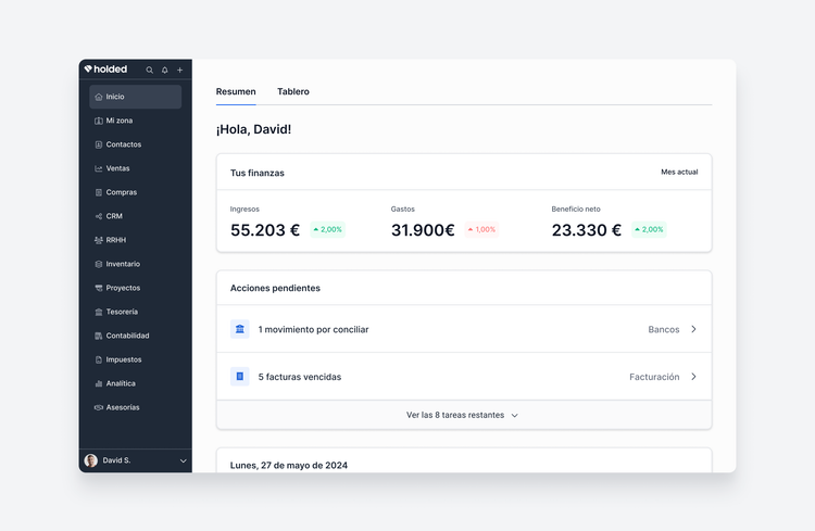 Odoo vs Holded: cuándo se te queda corto
