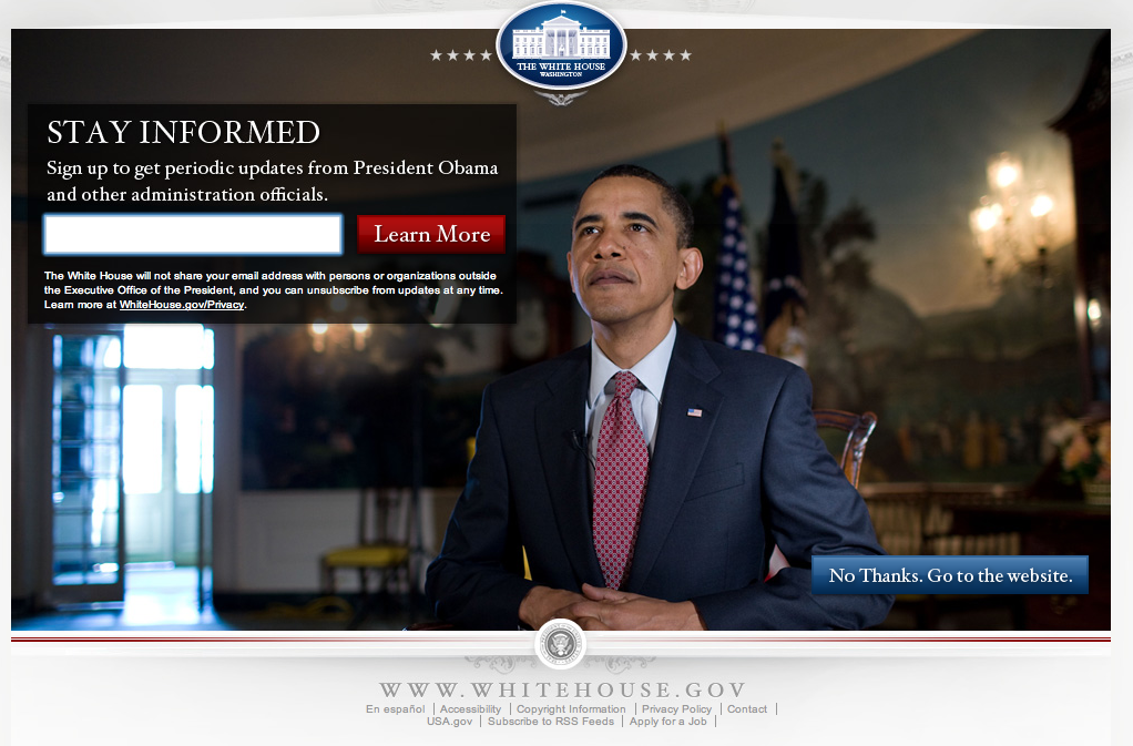 Whitehouse Website Drupal
